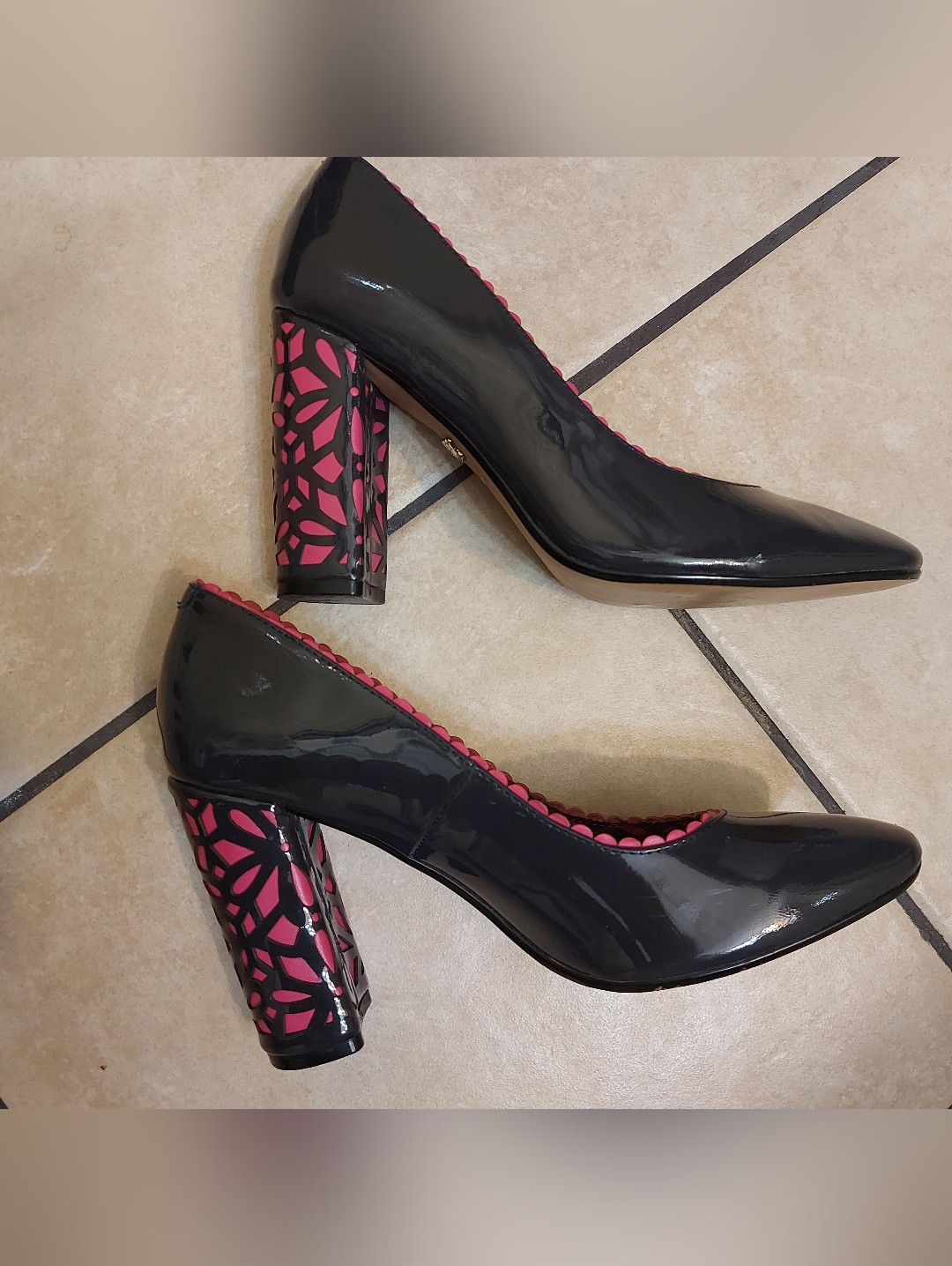 Nina Women's Patent Leather Pumps Size 8 M